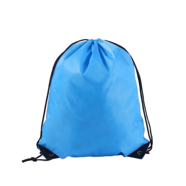 Nylon Bag - Drawstring -Sky Blue