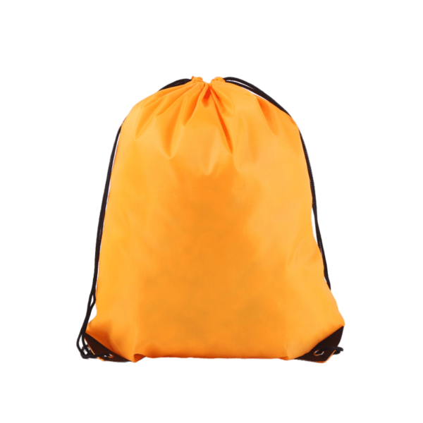 Nylon Bag - Drawstring -Orange