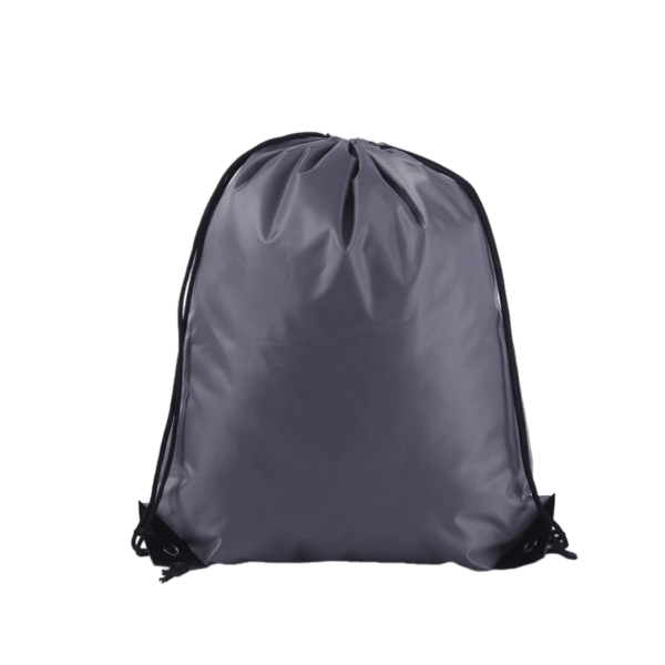 Nylon Bag - Drawstring -Grey