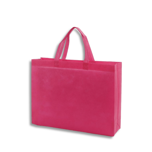 Non-woven Bag -Horizontal Rose Red