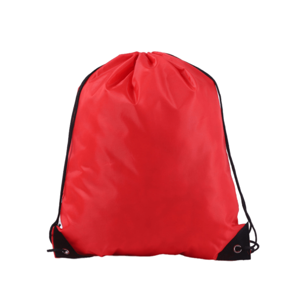 Nylon Bag - Drawstring -Red