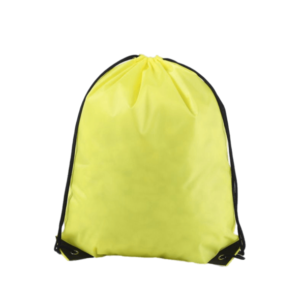 Nylon Bag - Drawstring -Yellow