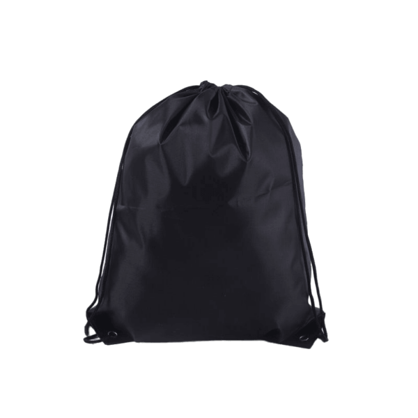 Nylon Bag - Drawstring -Black